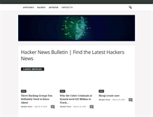 Tablet Screenshot of hackersnewsbulletin.com